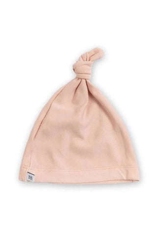 Cappellino con nodo - rosa antico