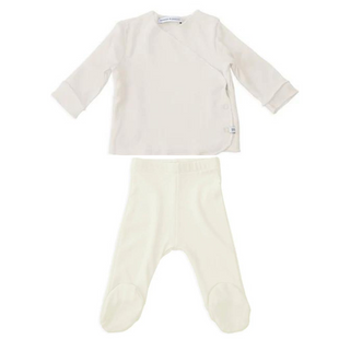 Set nascita - Kimono + pantalone - Bianco - tg. 1 mese